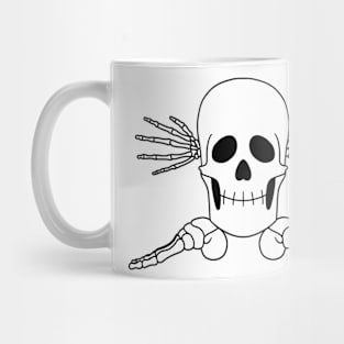 skull no body Mug